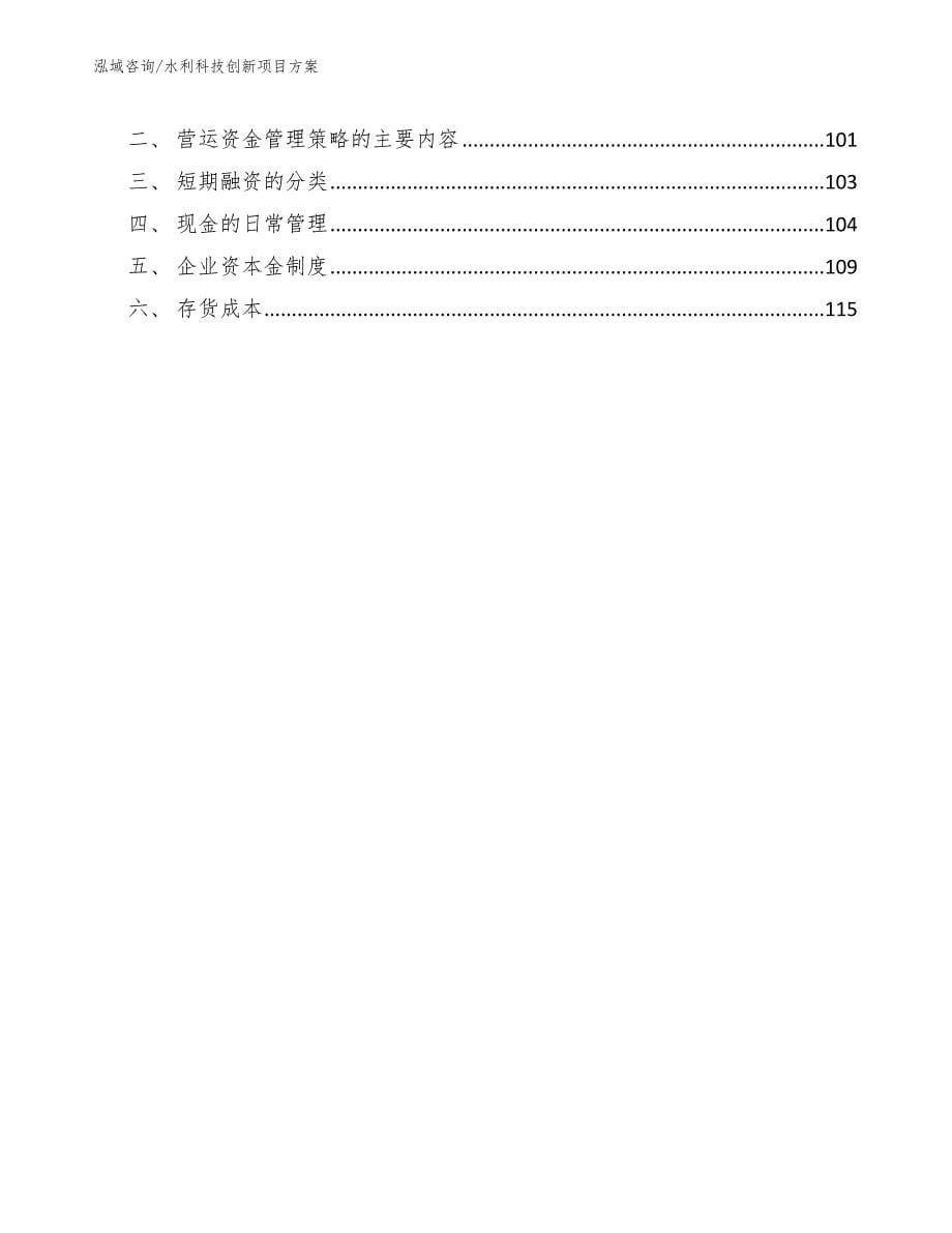 水利科技创新项目方案_第5页