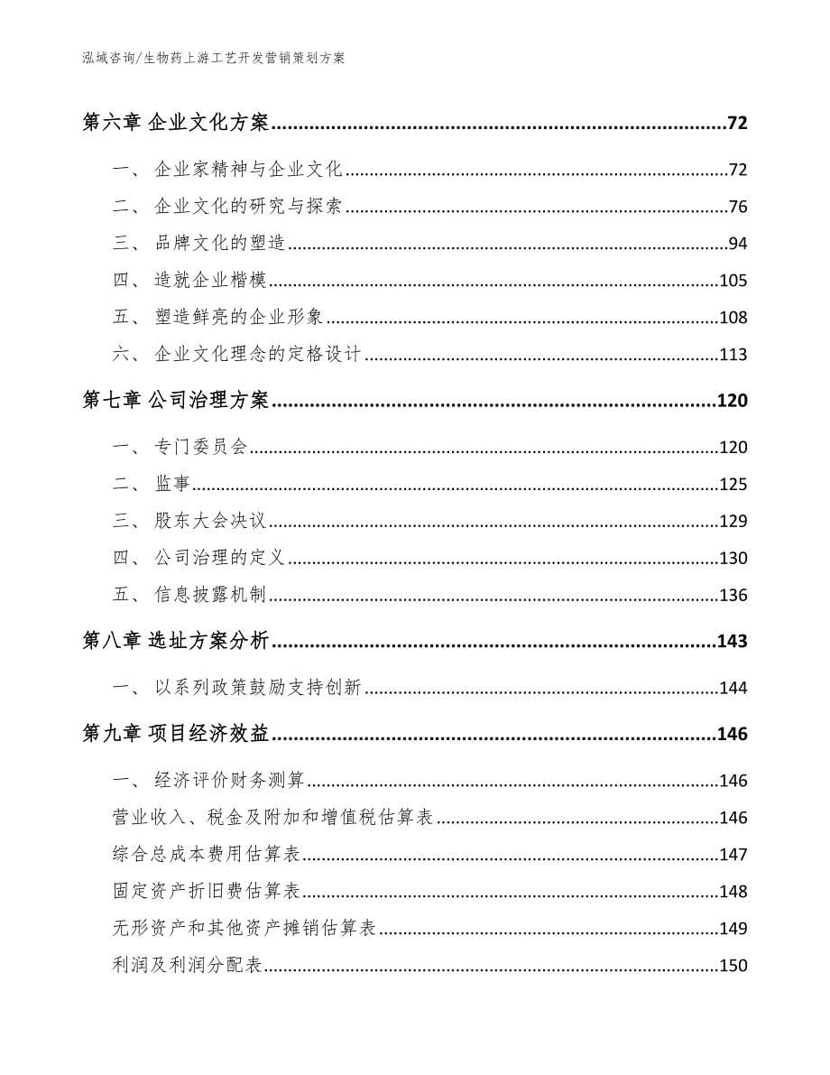 生物药上游工艺开发营销策划方案（参考模板）_第5页