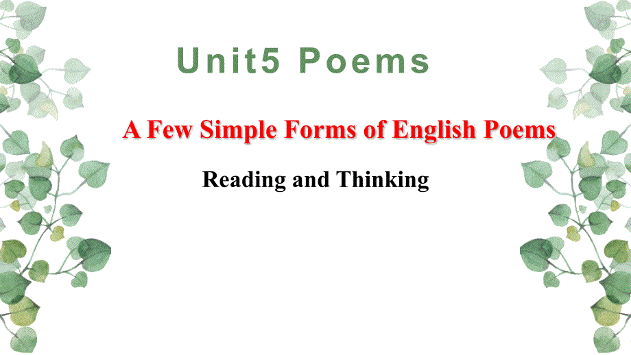 【课件】Unit+5+Reading+and+Thinking+课件人教版选择性必修第三册_第1页