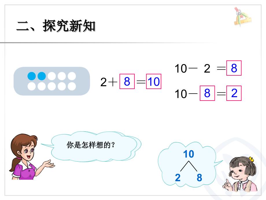 人教版数学一上6～10的认识加减法10的加减法PPT课件_第4页