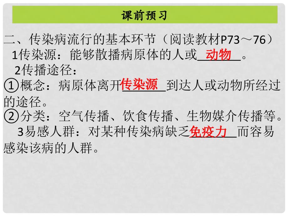 八年级生物下册 8.1.1传染病及其预防课件 （新版）新人教版_第4页