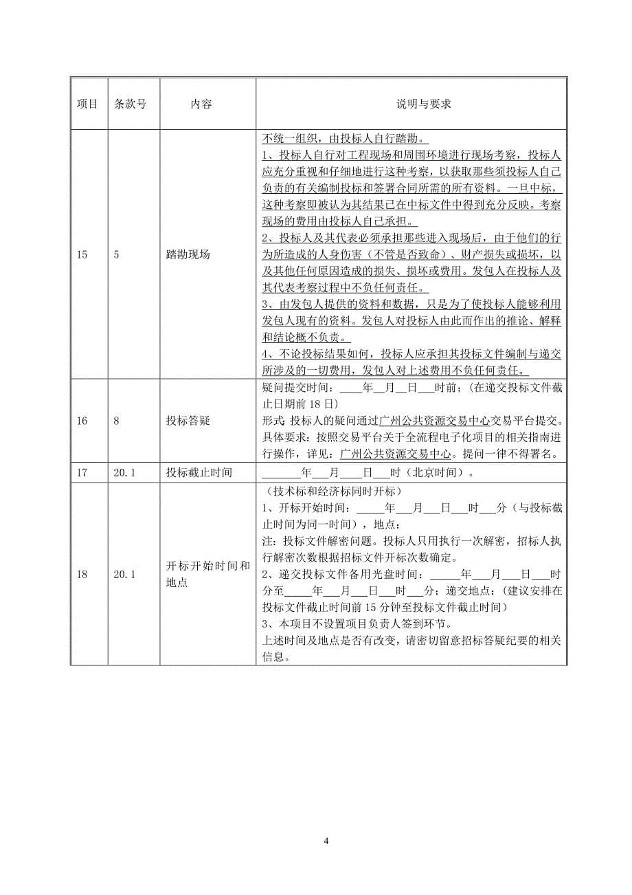 新花大道(花都大道-迎宾大道)工程施工总承包（第2标段）招标文件_第5页