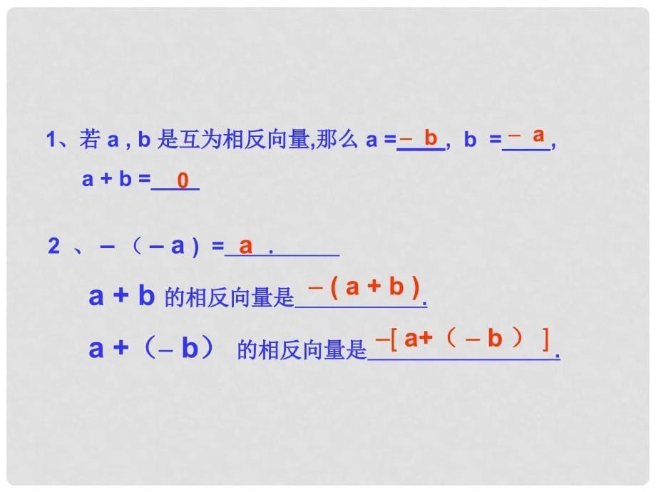 江苏省宿迁市高中数学 第二章 平面向量 2.1 向量的概念及表示课件1 苏教版必修4_第5页