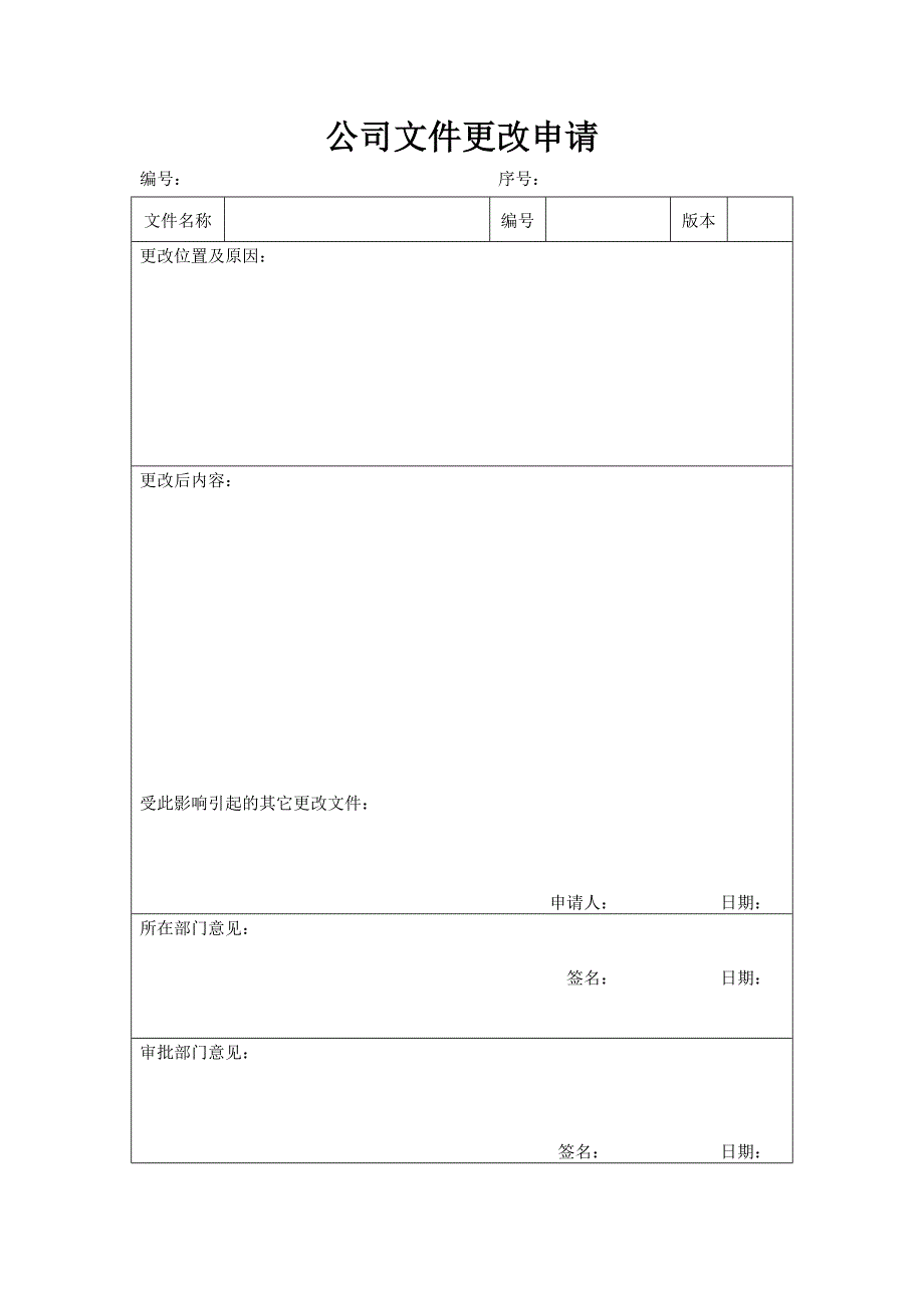 公司文件更改申请_第1页