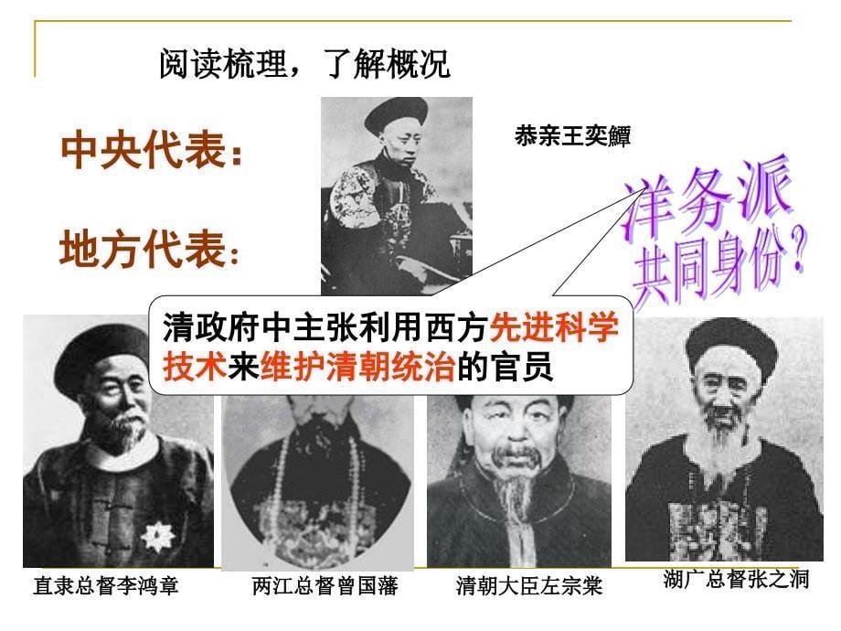 洋务运动与近代民族工业的发展教学课件_第5页