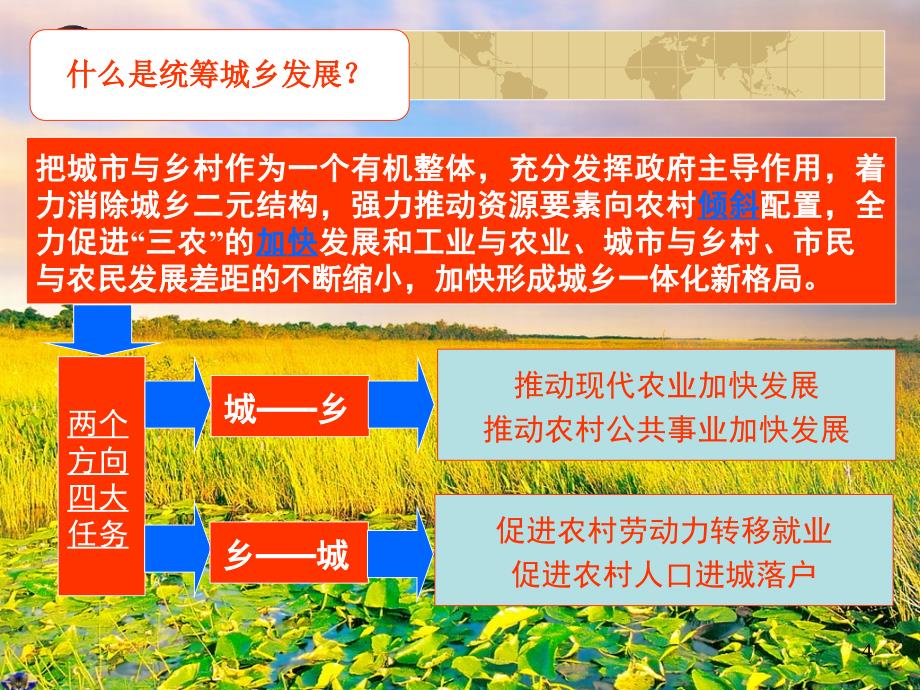 推进城乡融合发展加快城乡一体化进程_第4页