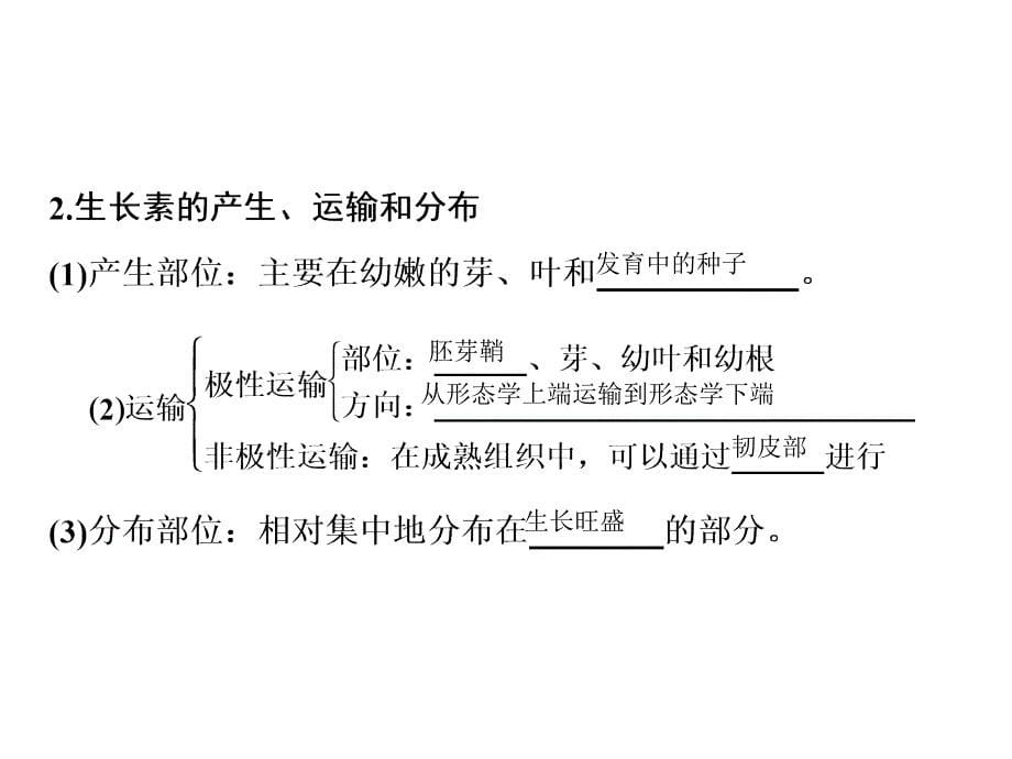 高考生物人教版一轮复习课件第一部分第八单元第29讲植物的激素调节_第5页