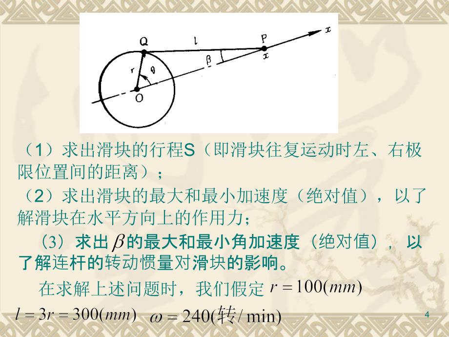 曲柄滑块机构的运动规律_第4页