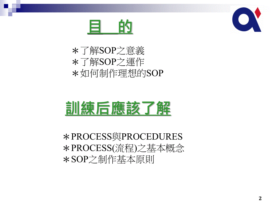 SOP撰写要领及注意事项_第3页