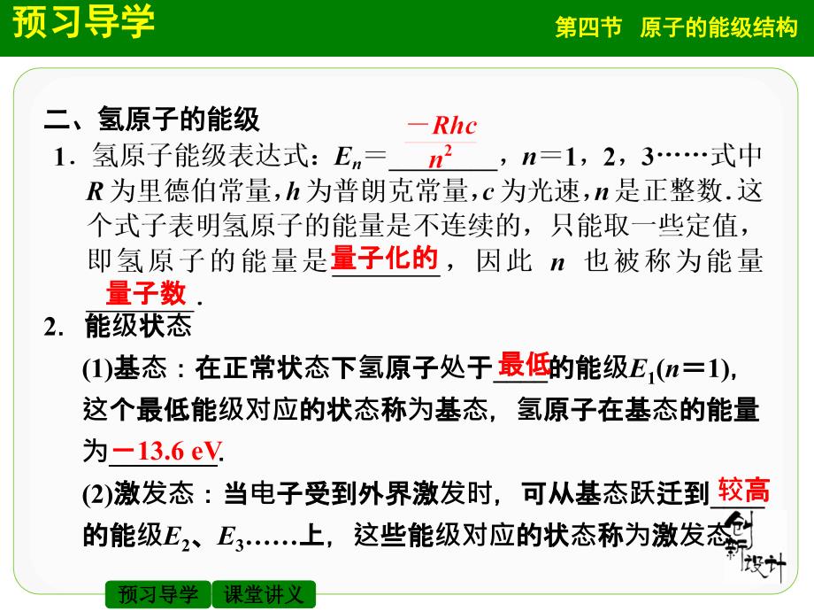 第三章第四节原子的能级结构课件_第3页