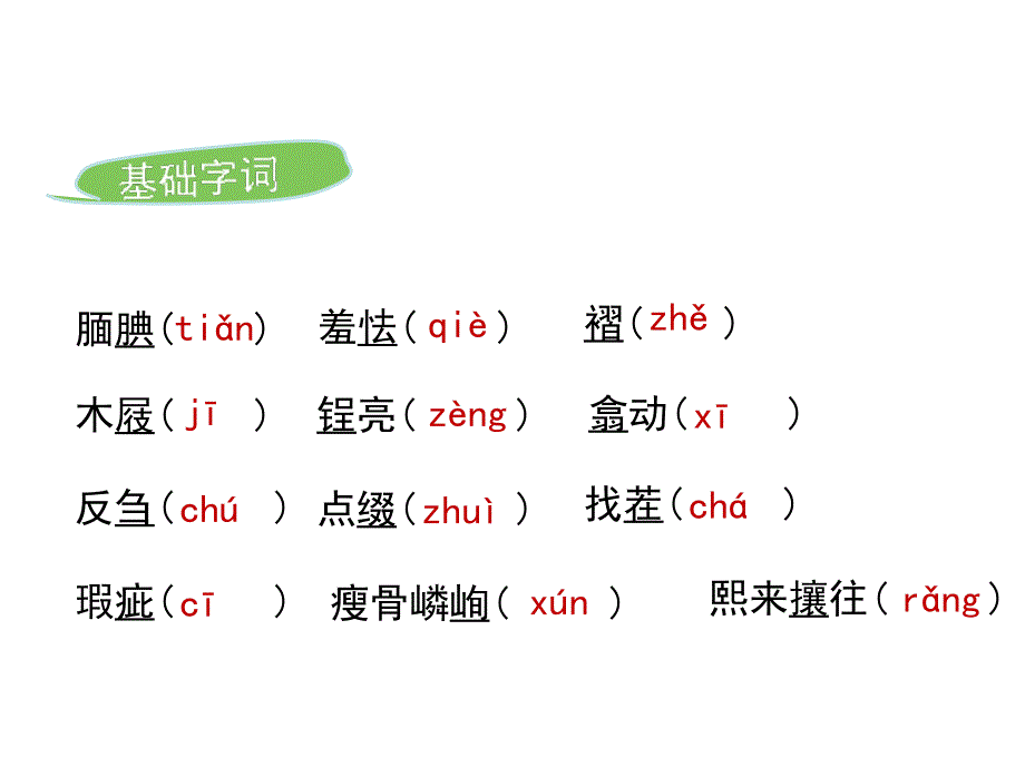 苏教版七年级上册字词_第3页