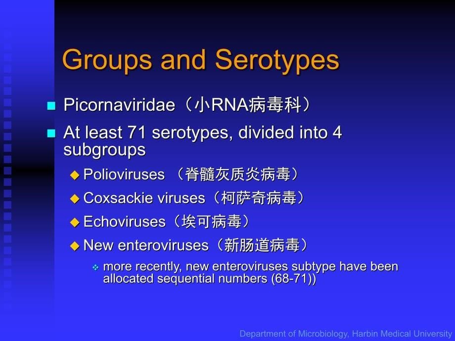 哈尔滨医科大学医学微生物学致病性菌肠道染病毒_第5页