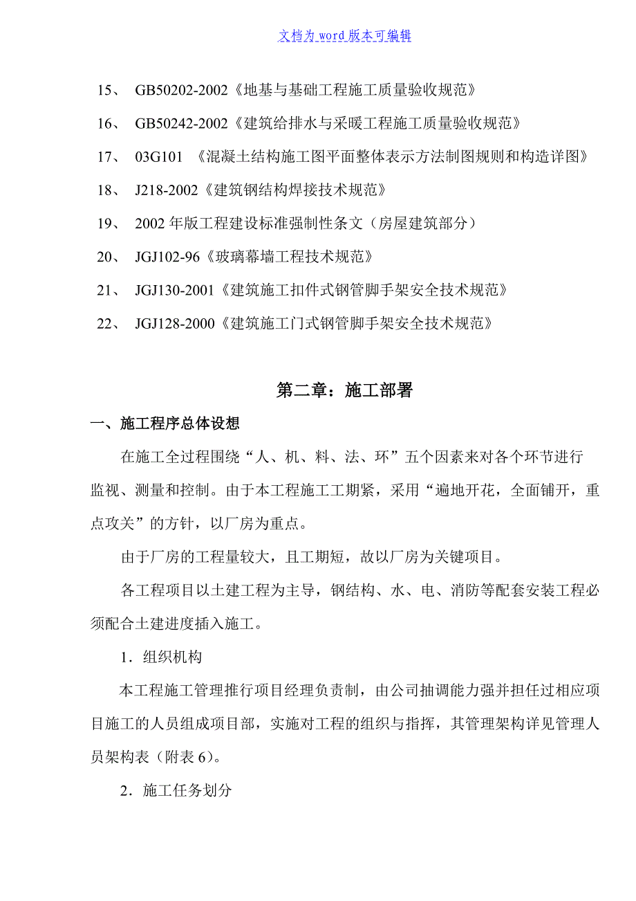 新阳织染实业有限公司（厂房、办公楼）土建工程施工组织设计_第4页