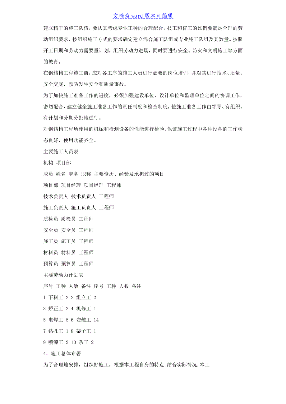 某某林彬塑料制品有限公司1生产车间钢结构工程施工组织设计_第3页