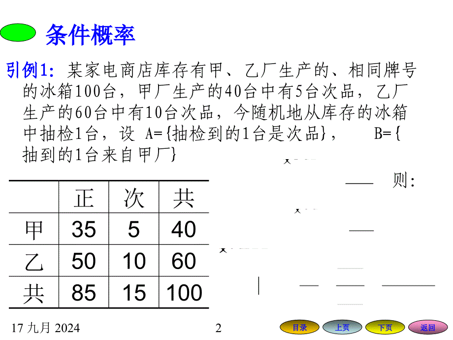 条件概率全概率公式和贝叶斯公式课件_第2页