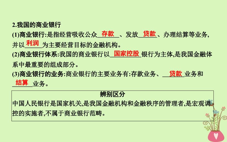 政治第二单元 生产、劳动与经营 第六课 投资理财的选择 新人教版必修1_第4页