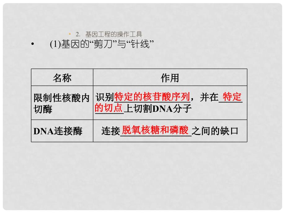 高中生物 62基因工程及其应用同步课件 新人教版必修2_第4页