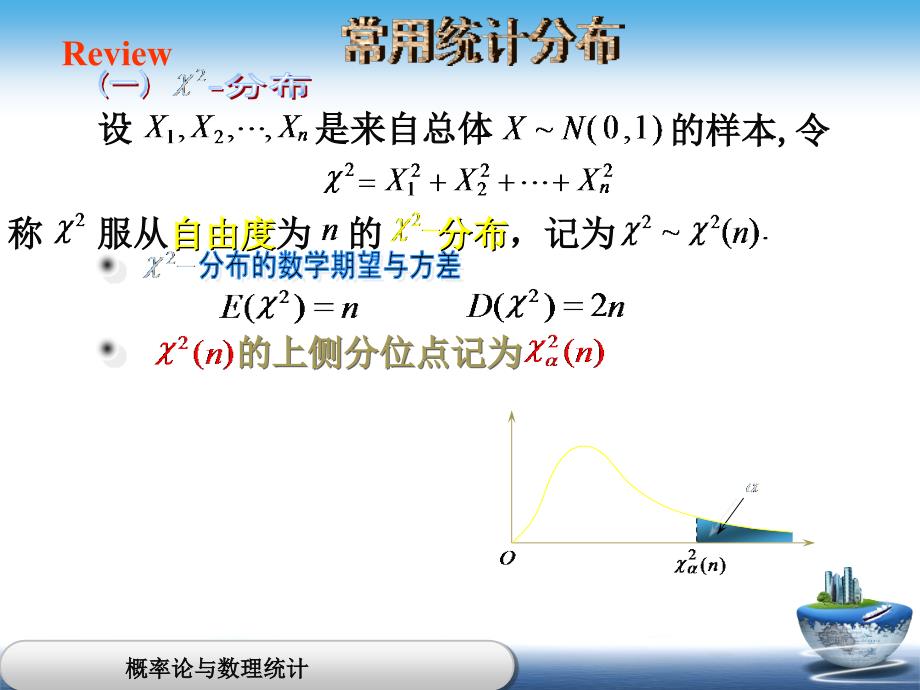 概率论与数理统计常用统计分布_第1页