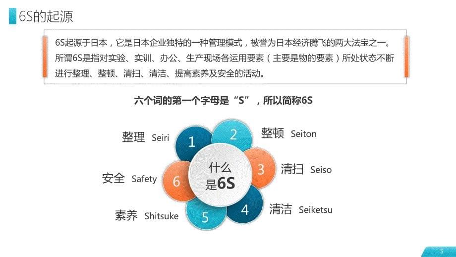 公司企业办公室工厂车间员工6S管理培训教育专题（ppt）_第5页