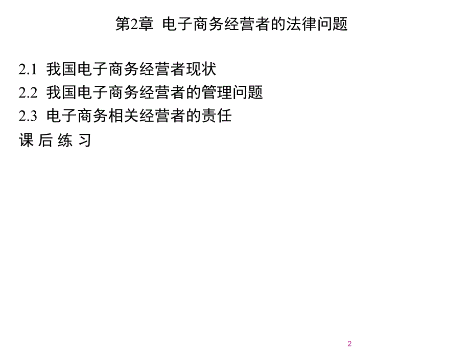 电子商务经营者的法律问题ppt课件_第2页