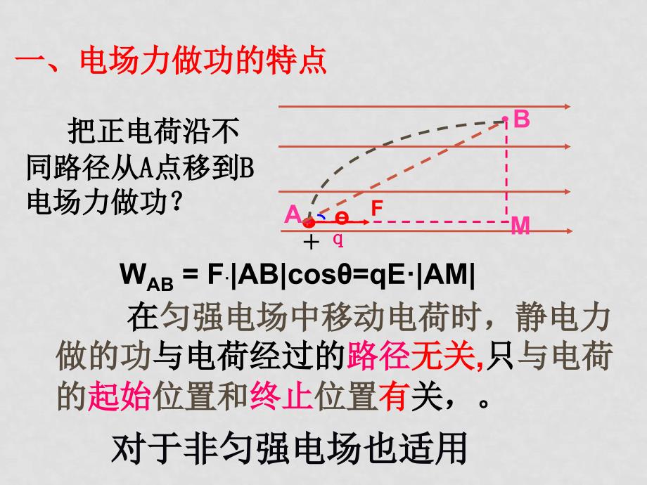 高中物理第二章第1节《电场力做功及电势能》课件人教版选修三_第4页