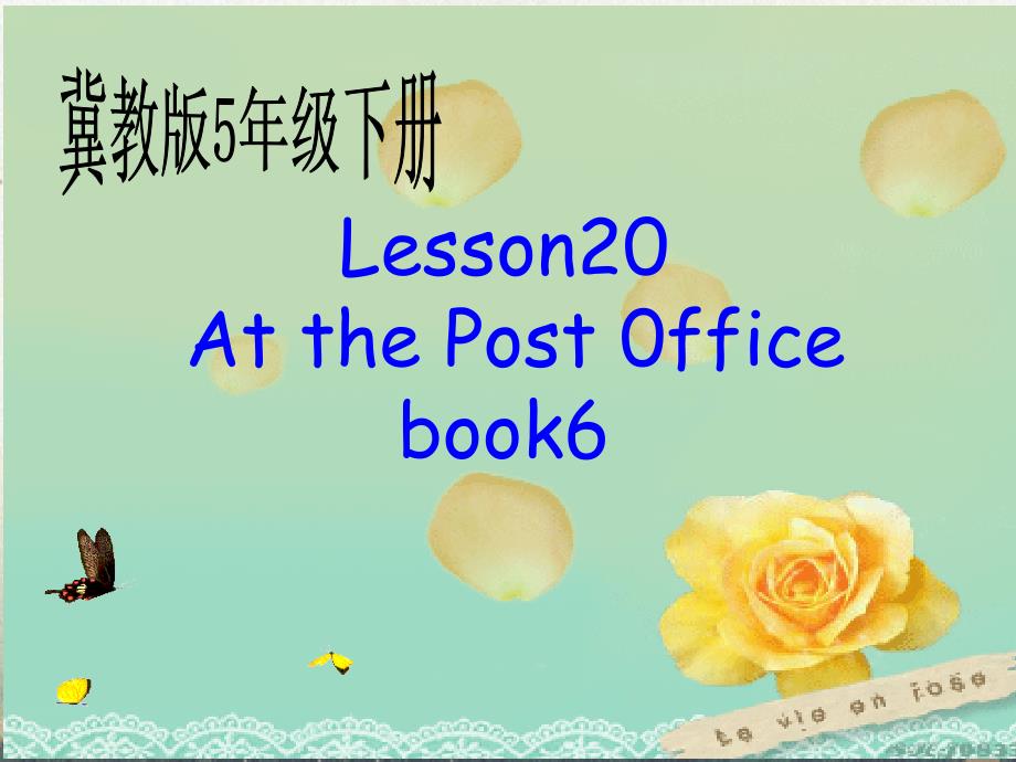 五年级英语下册unit3lesson203课件冀教版_第1页