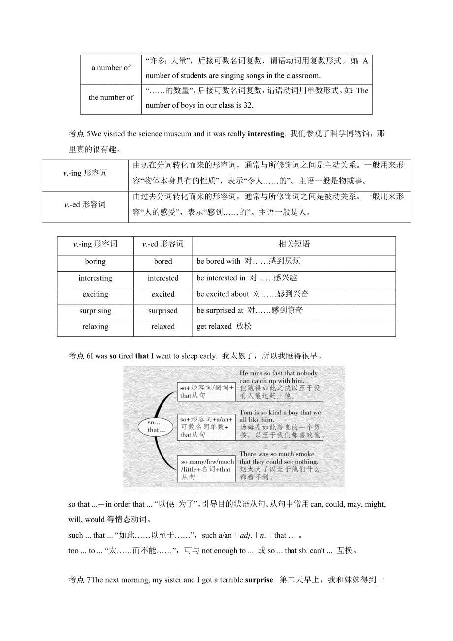 课时06.七年级下册　Units 10～12-2023中考英语四轮总复习（人教新目标版）（教师版）-中考英语备考资料重点汇总知识点归纳_第5页