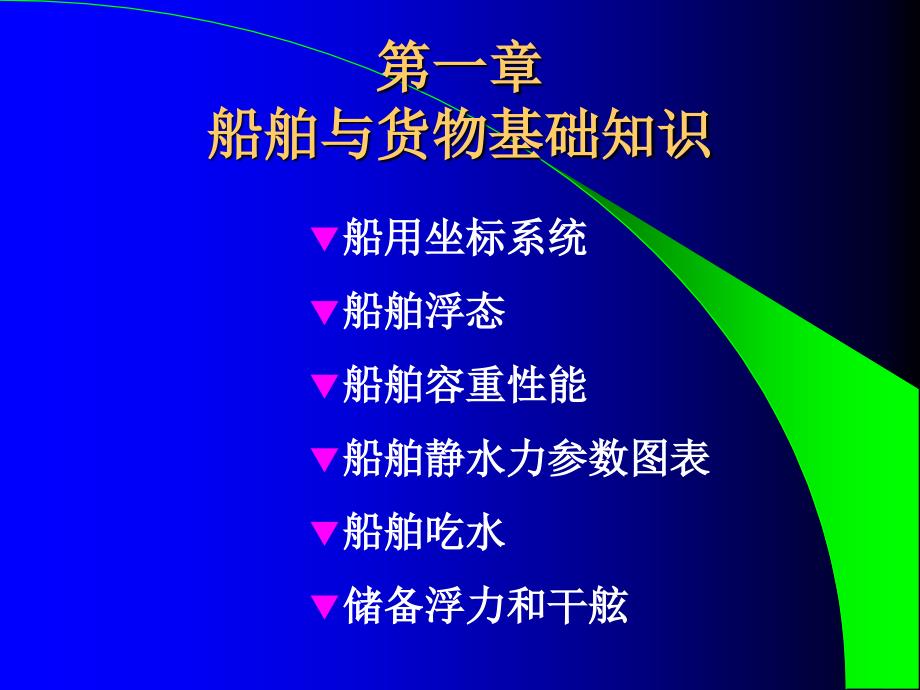 第一章 船舶与货物基础知识航运管理_第2页