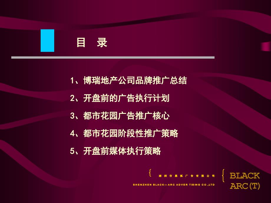 黑弧成都博瑞都市花园广告推广计划 （开盘前）_第2页