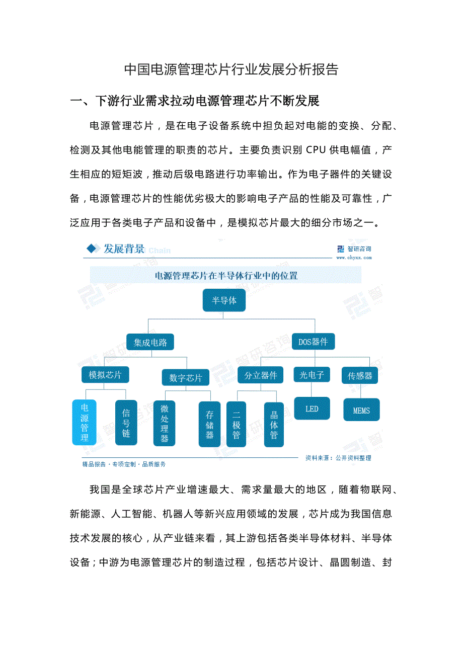 电源管理芯片行业发展分析报告_第1页