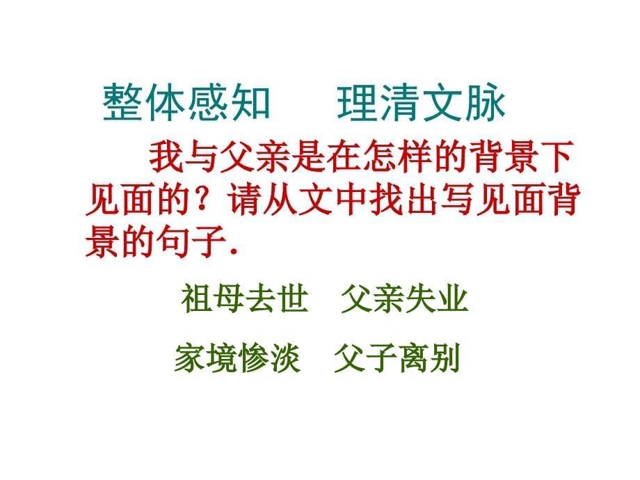 人教部编版八年级语文上册13背影课件共50张PPT_第5页