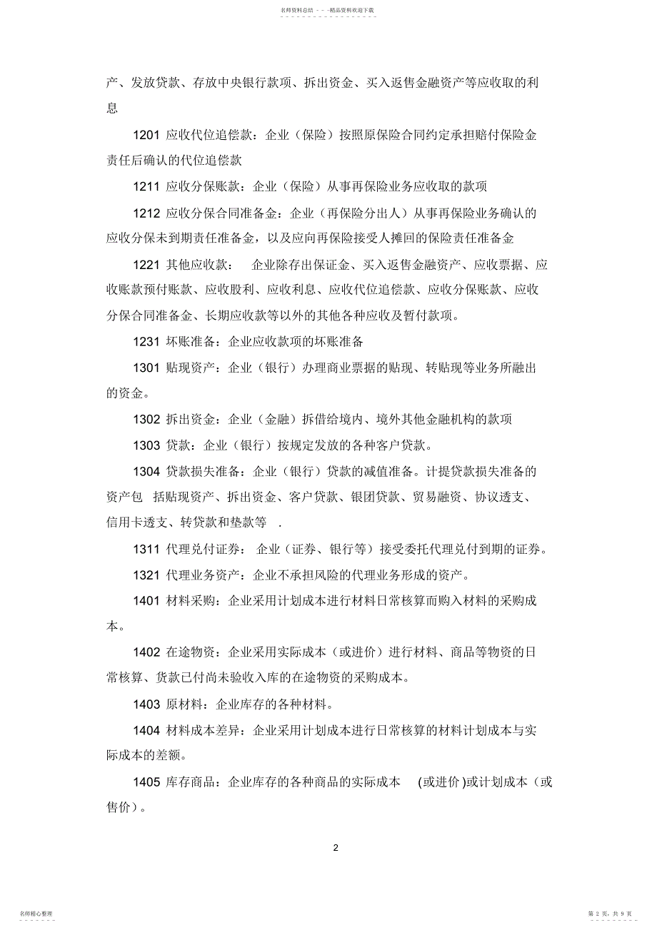 2022年新会计科目使用说明_第2页