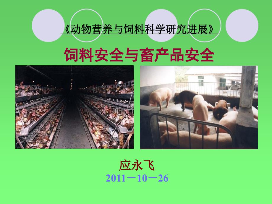 饲料安全与畜产品安全.ppt_第1页