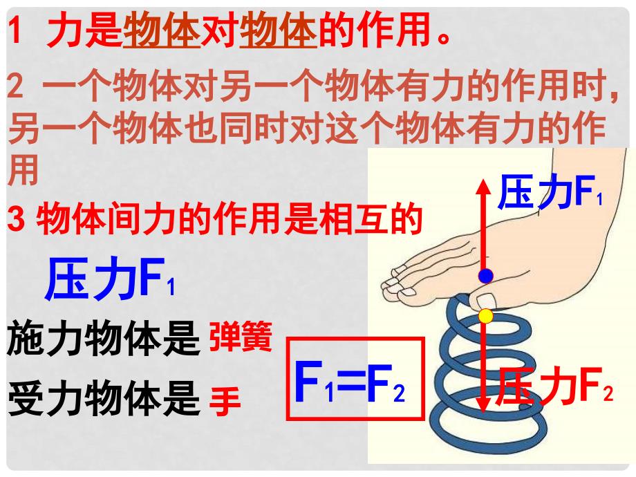 八年级物理下册 8.4力的作用是相互的课件 （新版）苏科版_第3页