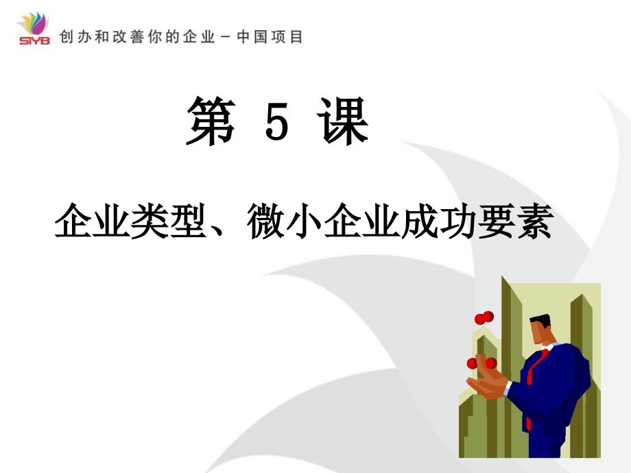 企业类型、微小企业成功要素课件.ppt_第1页