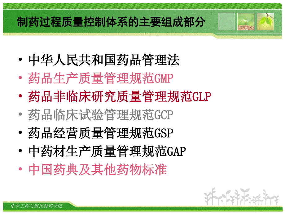 管理学第二章制药过程质量控制体系课件_第3页