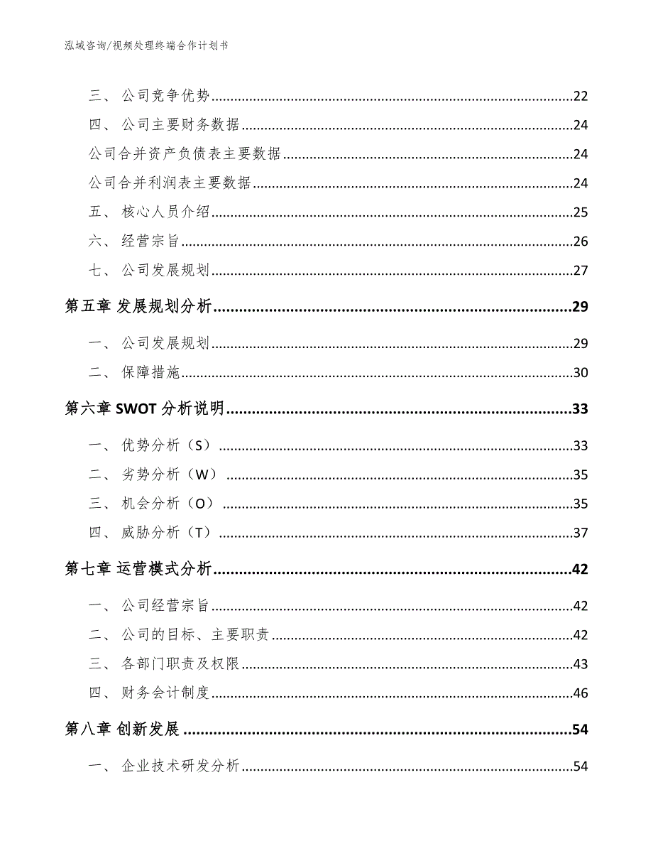 视频处理终端合作计划书（范文参考）_第3页