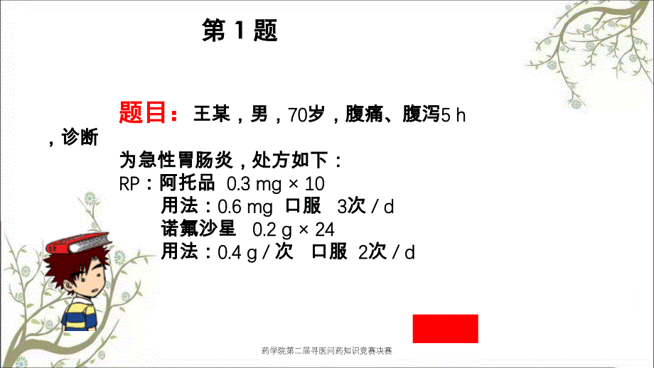 药学院第二届寻医问药知识竞赛决赛_第3页