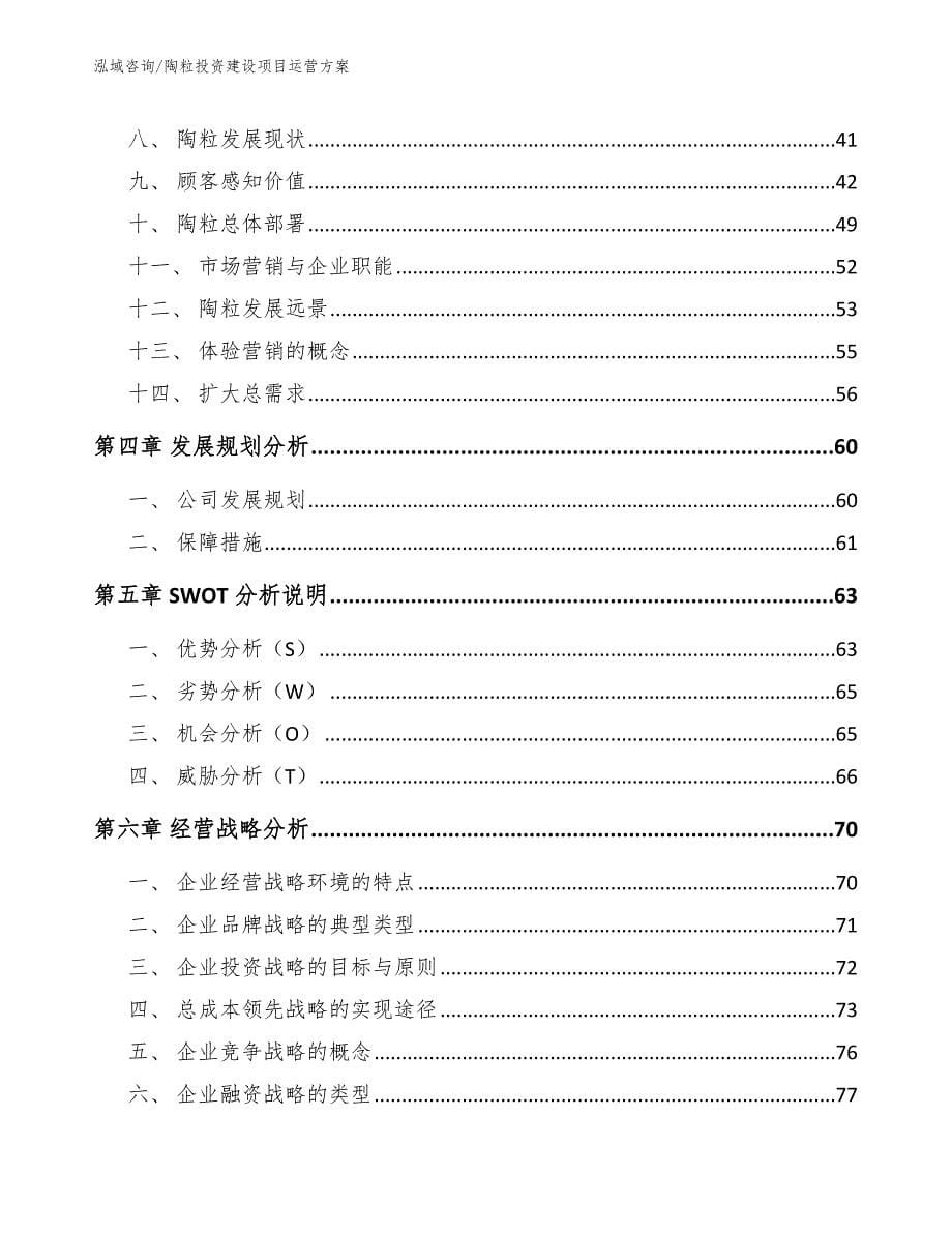 陶粒投资建设项目运营方案_第5页