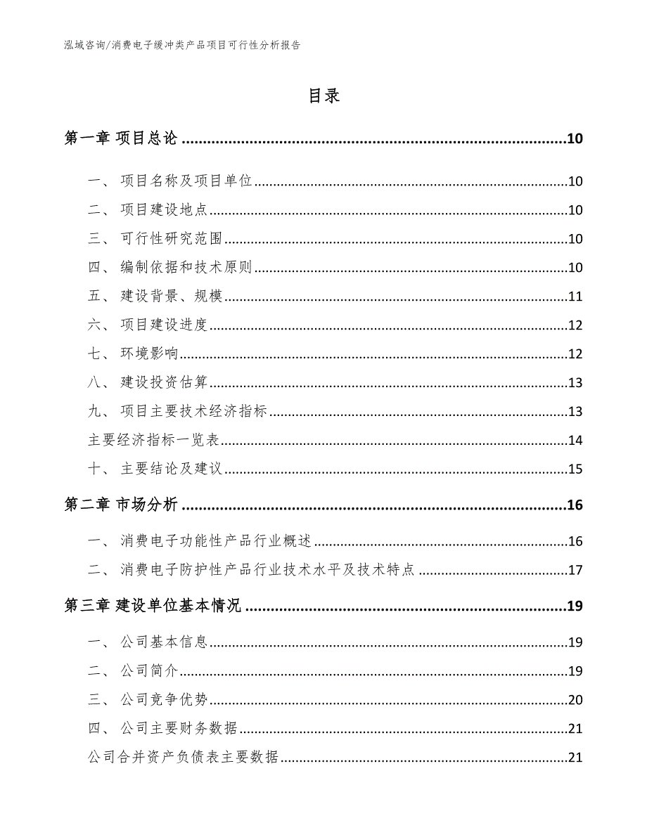 消费电子缓冲类产品项目可行性分析报告_参考范文_第4页