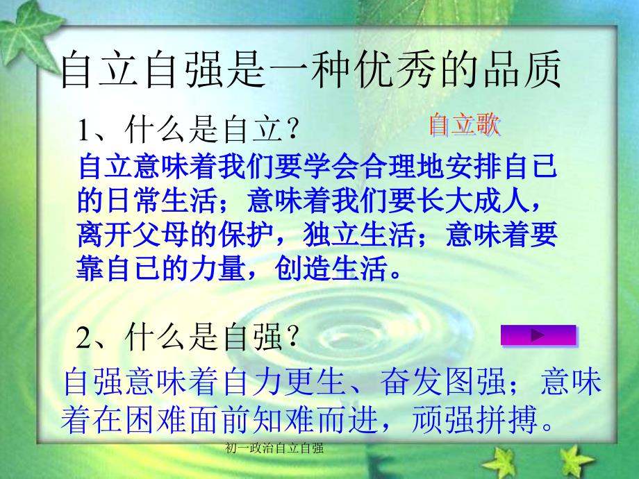 初一政治自立自强课件_第3页