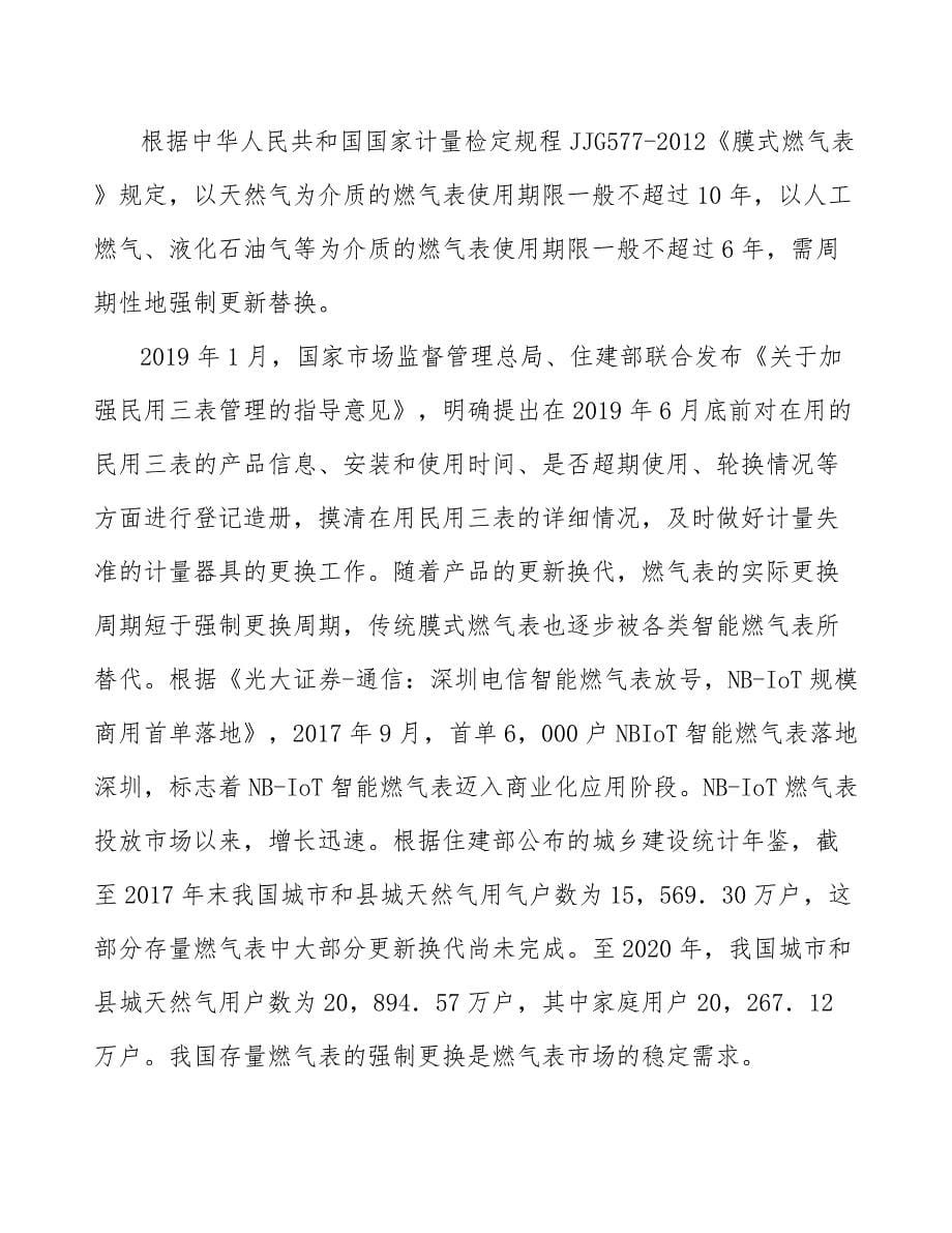 工商业气体流量计行业分析报告_第5页