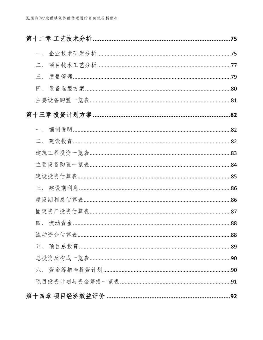 永磁铁氧体磁体项目投资价值分析报告_第5页