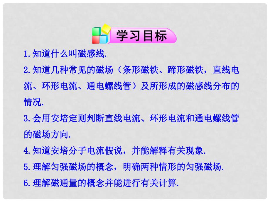 高中物理 几种常见的磁场课件 新人教版选修31_第2页