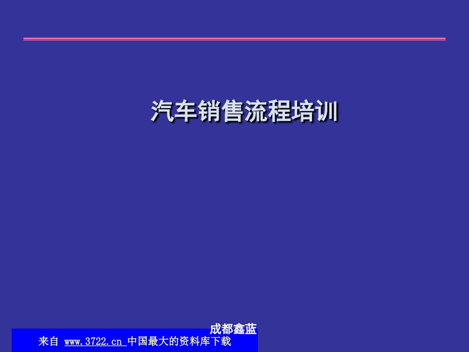 汽车销售流程培训资料_第1页