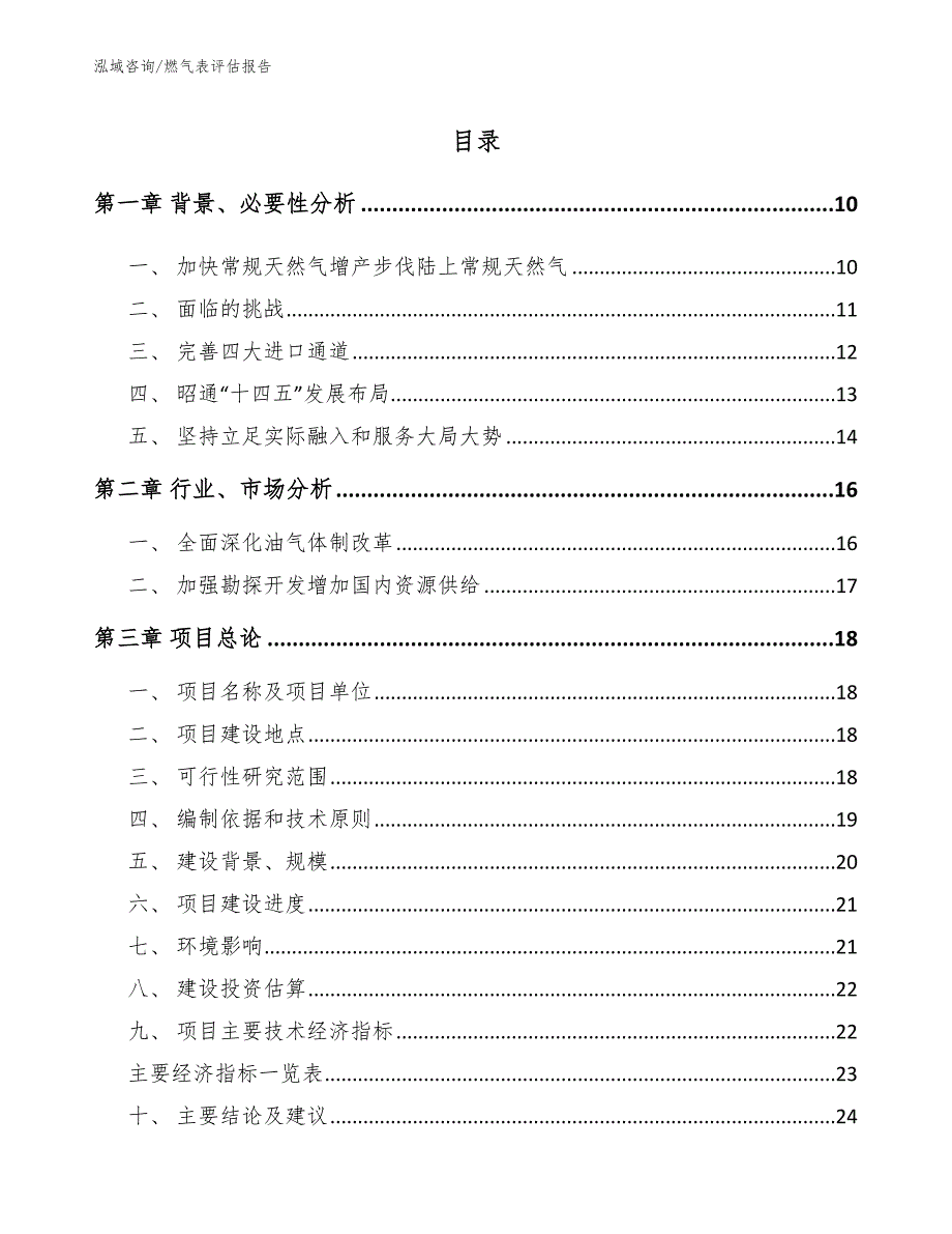 燃气表评估报告模板范文_第2页