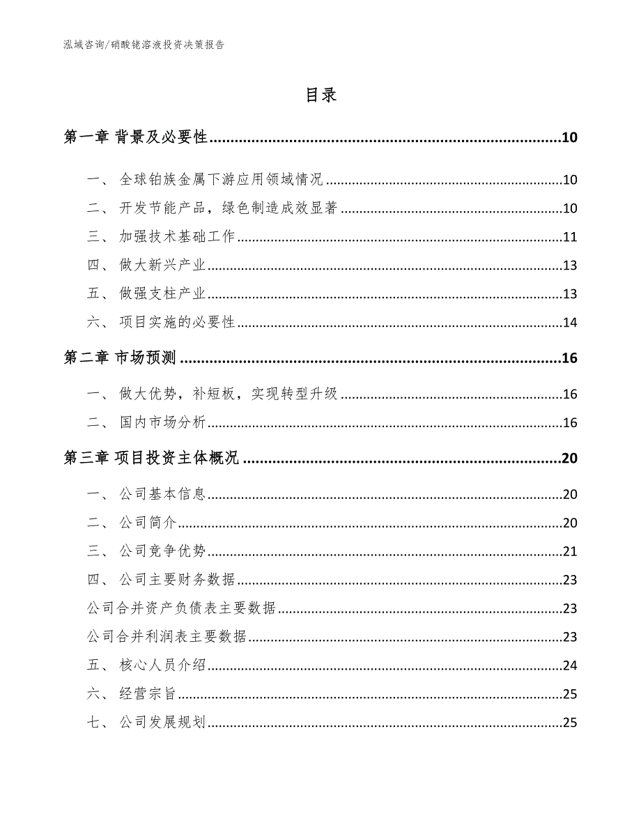 硝酸铑溶液投资决策报告_第3页