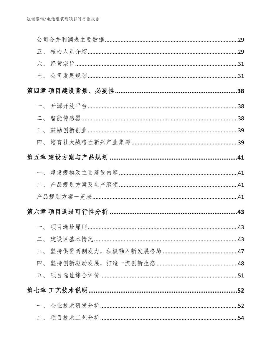 电池组装线项目可行性报告【参考模板】_第5页