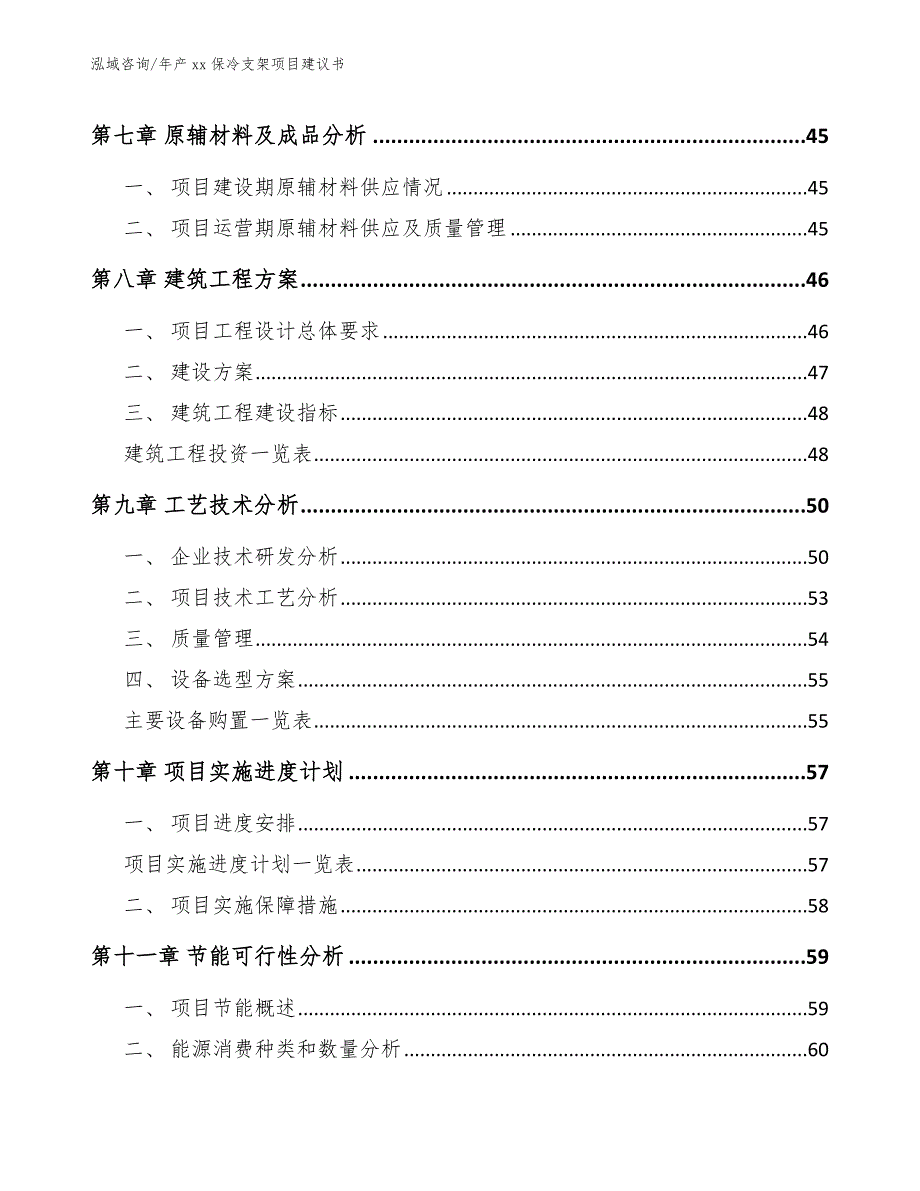 年产xx保冷支架项目建议书_第4页