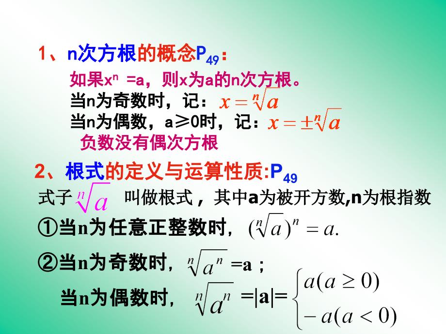 数学课件211指数与指数幂的运算课件2（人教A版必修1）_第2页